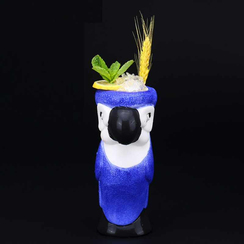 Tazas de cerámica de loro hawa - Wine Beer Cocktail reseña y precio