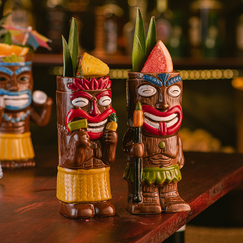 Taza Tiki de Cerámica, Copa de - Wine Beer Cocktail reseña y precio